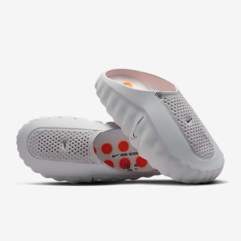 Nike Mind 001 Pregame Mules Sz 8W light smoke grey
